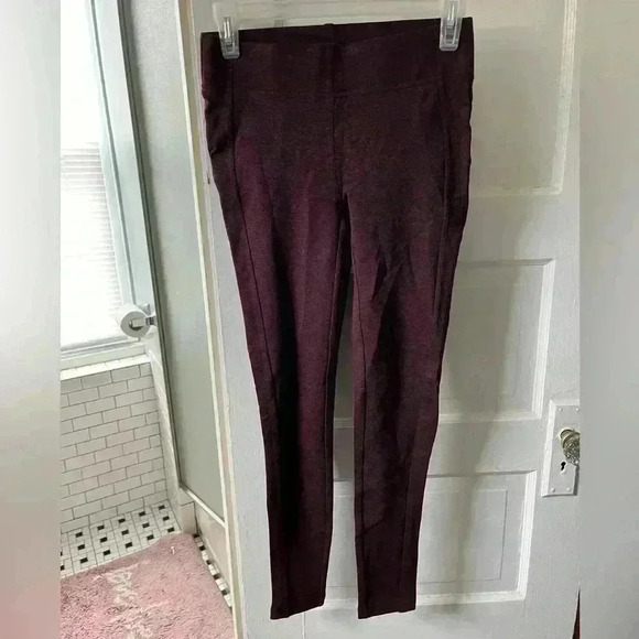 NWT Loft maroon slim fit leggings women's size extra small - Picture 1 of 5